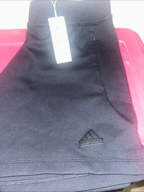 adidas men’s  Black Logo Sweat Joggers